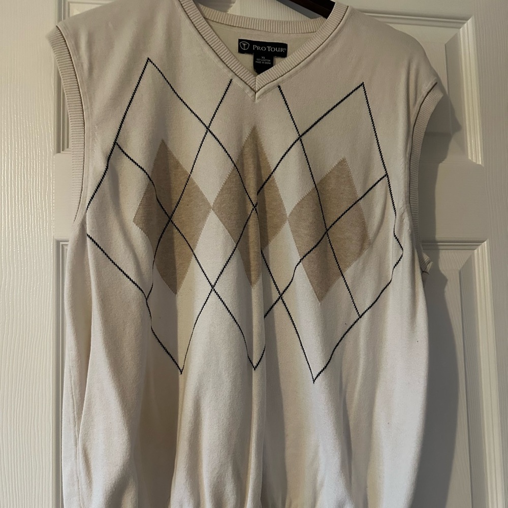 Golf Pro Tour XL Argyle Men’s Sweater Vest